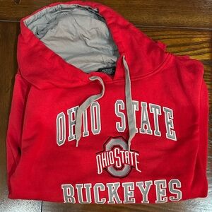 Colosseum Red Ohio State Buckeyes Hoodie